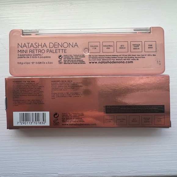 Natasha Denona Mini Retro Palette - Pink, Rose, Brown & Taupe Eyeshadows - Picture 3 of 4